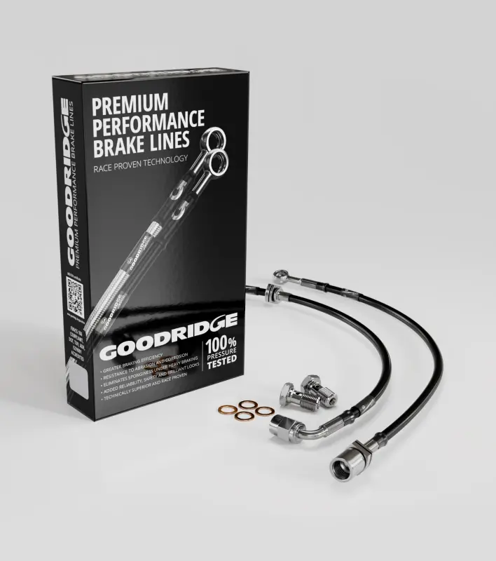 Goodridge Stainless Steel Front Brake Line Kit For 2001–2006 Bmw M3 1