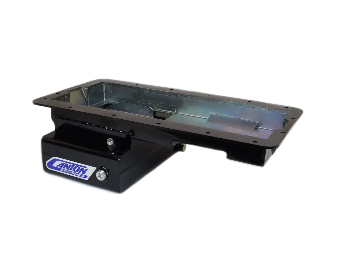 Canton Front-Sump Road Race Oil Pan For Ford 5.0L Coyote Engines (Model 15-738Blk) 1