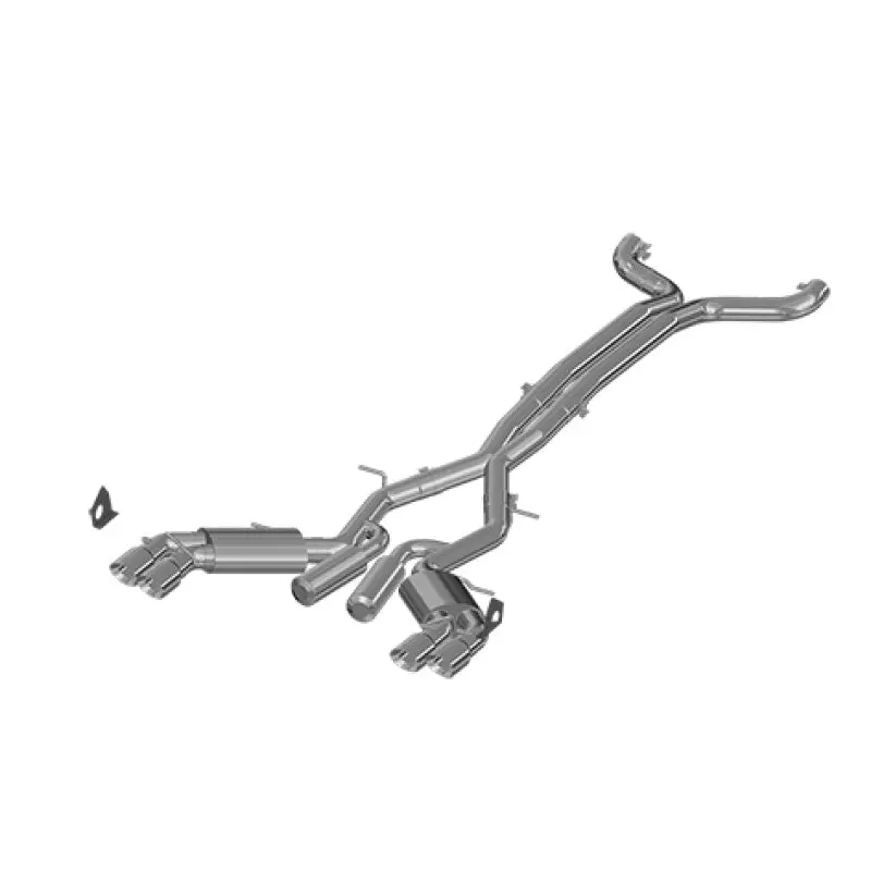 Mbrp Cat-Back Exhaust System – Dual 3-Inch Street-Tuned Kit With Quad Stainless Tips For 2016+ Chevy Camaro Ss 6.2L 1
