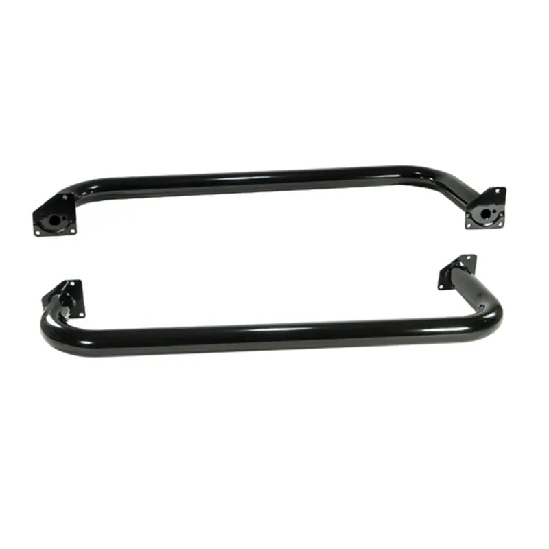 Rugged Ridge 3-Inch Round Black Side Steps For 1997–2006 Jeep Wrangler 1