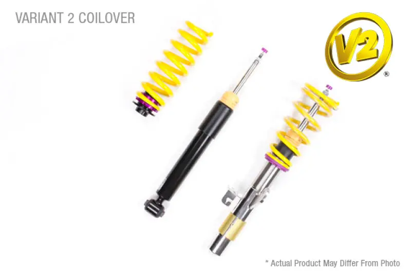 Kw Variant 2 Coilover Kit – Adjustable Suspension For Audi A3 Quattro (8P), All Engines With Electronic Damping Control 1