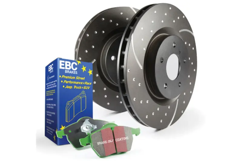 Ebc Greenstuff Street-Performance Brake Kit – S3 Series Pads & Gd-Series Rotors 1