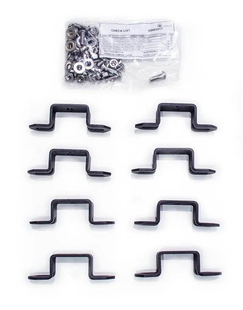 Go Rhino Sport Bar 2.0 Mounting Kit With 3-Inch Cube Light Brackets 1