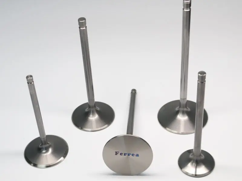 Ferrea Titanium Competition Exhaust Valves – 1.9In Tulip, 22° Stem Angle, For Big-Block Chevy, Chrysler, And Ford Engines (Set Of 8) 2