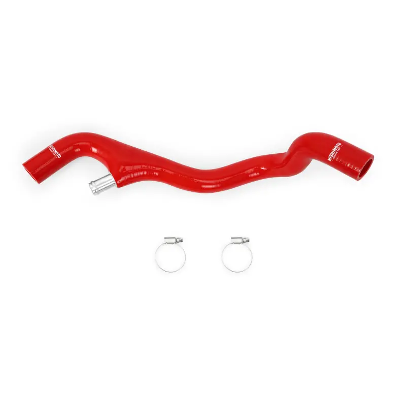 Mishimoto Red Silicone Lower Overflow Hose Kit For 2005–2007 Ford F-250/F-350 6.0L Powerstroke 1