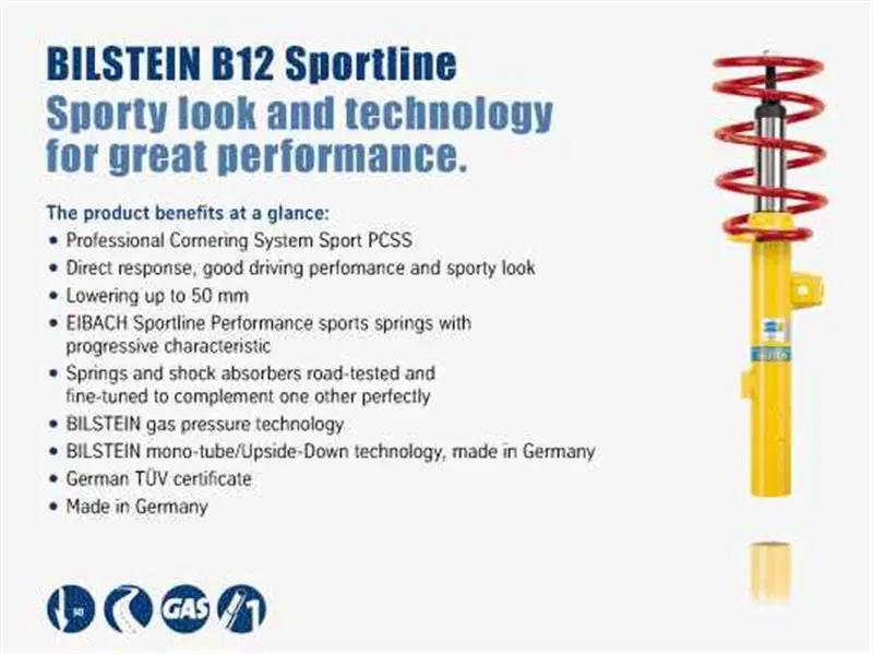 Bilstein B12 Sport Suspension Kit – Front & Rear For 2004 Audi A4 Avant 1
