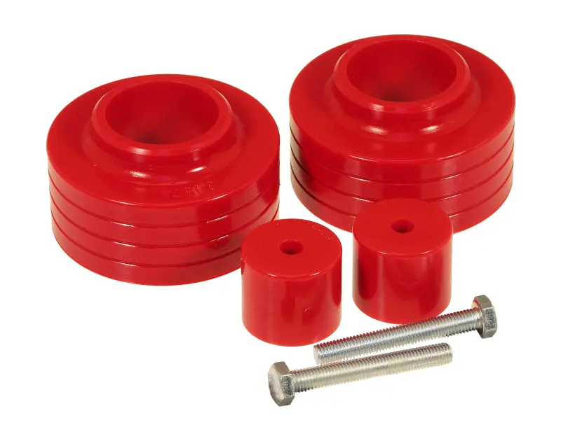 Prothane 1-Inch Coil Spring Isolator Kit For Jeep Tj – Red Polyurethane Mounts 1