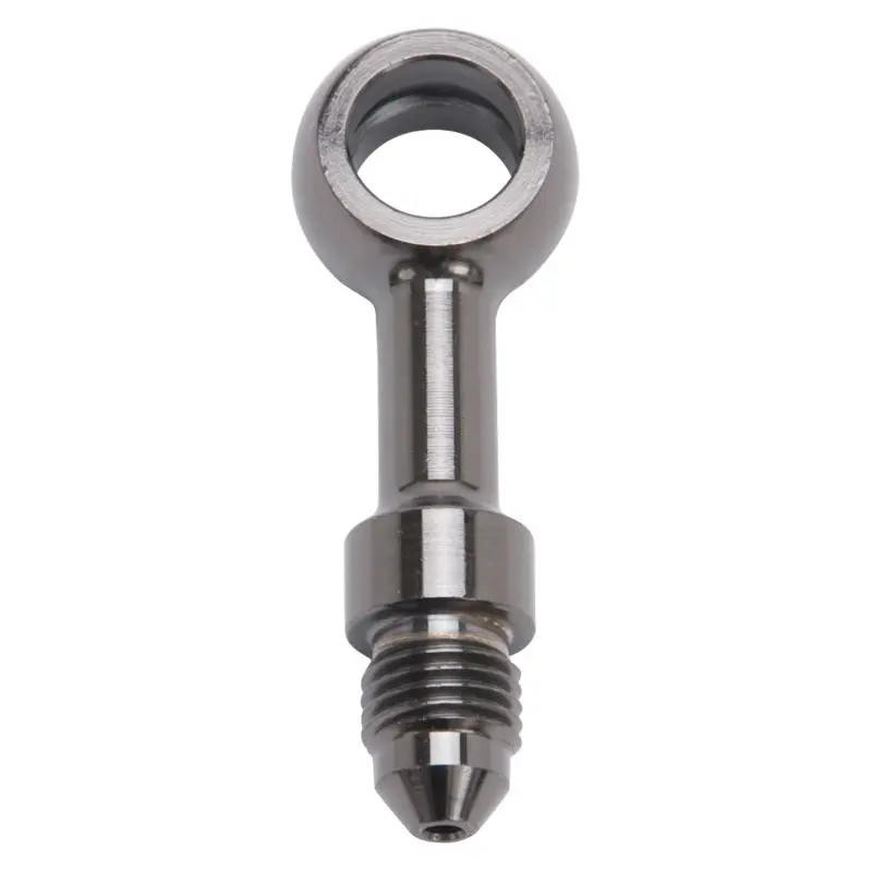 Russell Performance -3 An Straight Stainless Steel Adapter Fitting – Black Anodized 1