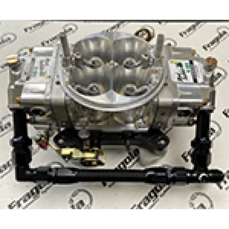 Fragola Competition Fuel Line Kit — 7/8"-20 Dual-Inlet 4150 Carburetor Adapter, -6 An Fittings 1