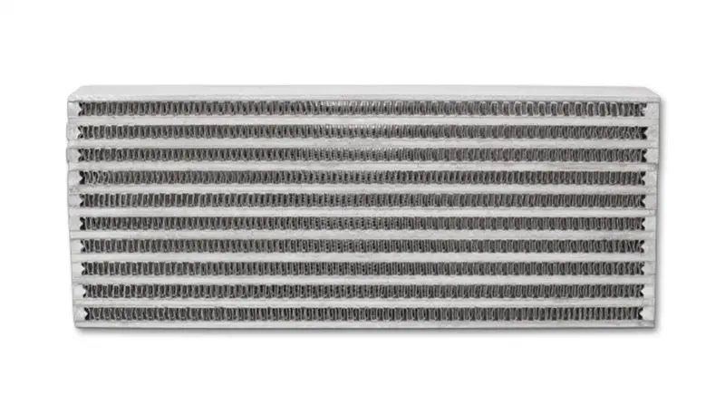 Vibrant Universal Oil Cooler Core – 4In X 10In X 2In Aluminum Plate-Fin Design 1