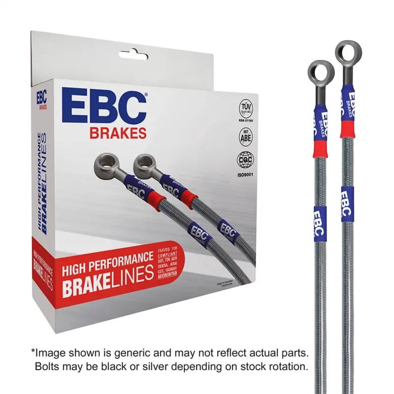 Ebc 11-14 Audi Tt Rs Quattro 2.5T Stainless Steel Brake Line Kit 1