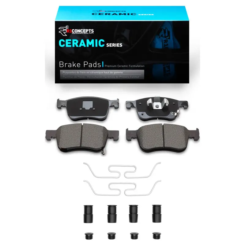 R1 Ceramic Brake Pad & Hardware Kit For 2018–2025 Acura Integra – Front Axle 1