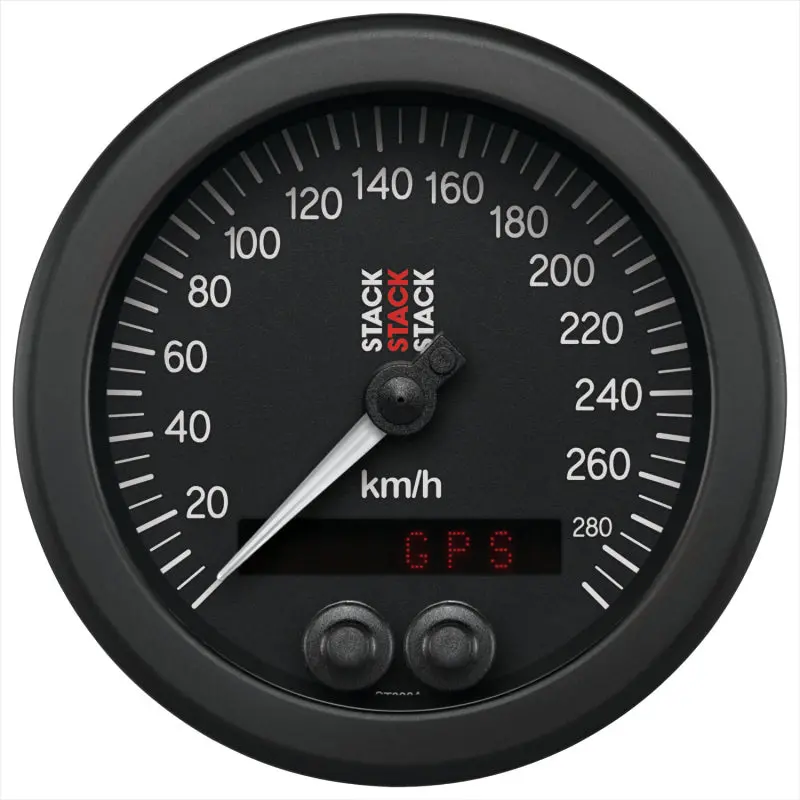 Autometer Stack Gps Speedometer – 88Mm, 0–290 Km/H, Black Housing 1
