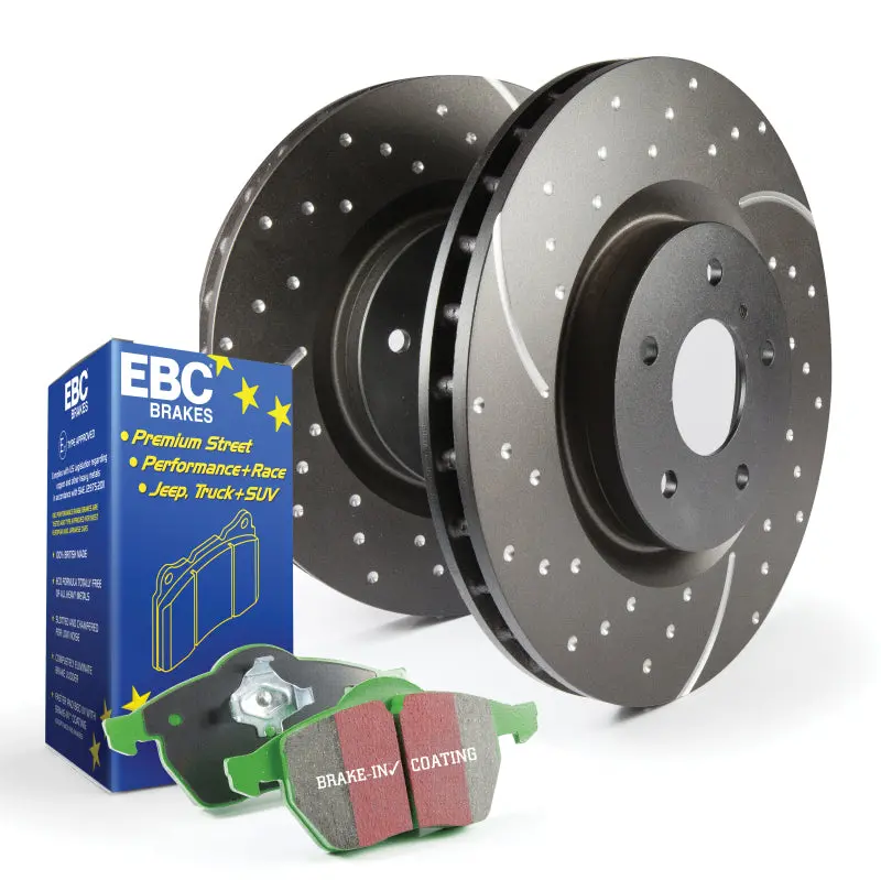 Ebc Greenstuff Brake Pad And Gd Rotor Kit For Nissan Silvia S10 1
