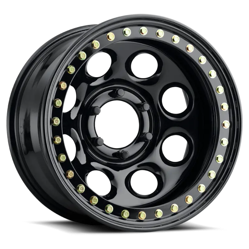 Raceline Rt81 Rock Beadlock Wheel – 16X10", Gloss Black, 6X139.7Mm, -44Mm Offset, 107.95Mm Center Bore 1