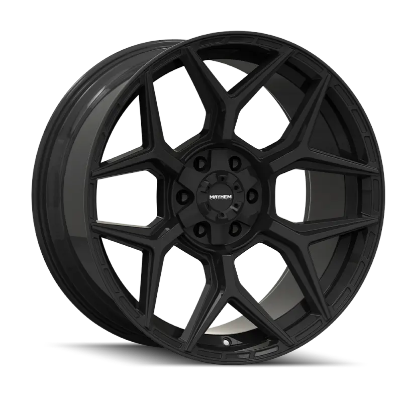 Mayhem Vanquish 8119 Gloss Black Alloy Wheel – 20X9.5", 5X127/5X139.7 Bolt Pattern, 0Mm Offset, 78.1Mm Hub Bore 1