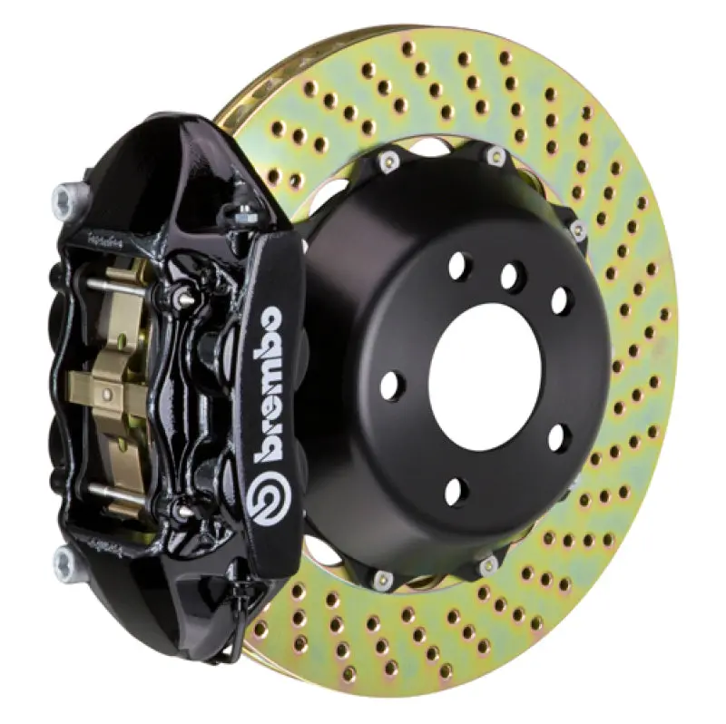 Brembo Gt Big Brake Kit For 2006–2012 Bmw 325Xi/328Xi – Front 4-Piston Calipers With 365X29Mm Drilled Two-Piece Rotors 1