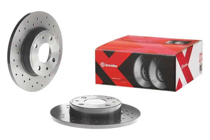 Brembo Drilled And Uv-Coated Front Left Brake Rotor For 2012–2016 Porsche 911 And 2016 Boxster 1