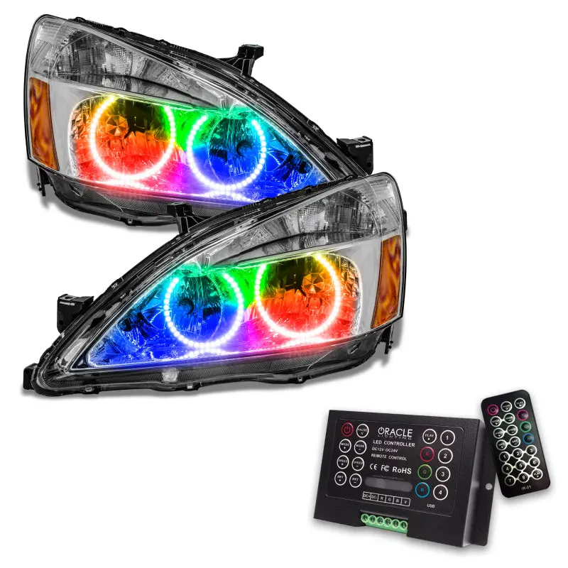 Oracle Colorshift Smd Headlight Kit For 2003–2007 Honda Accord Coupe/Sedan – Includes 2.0 Controller 1