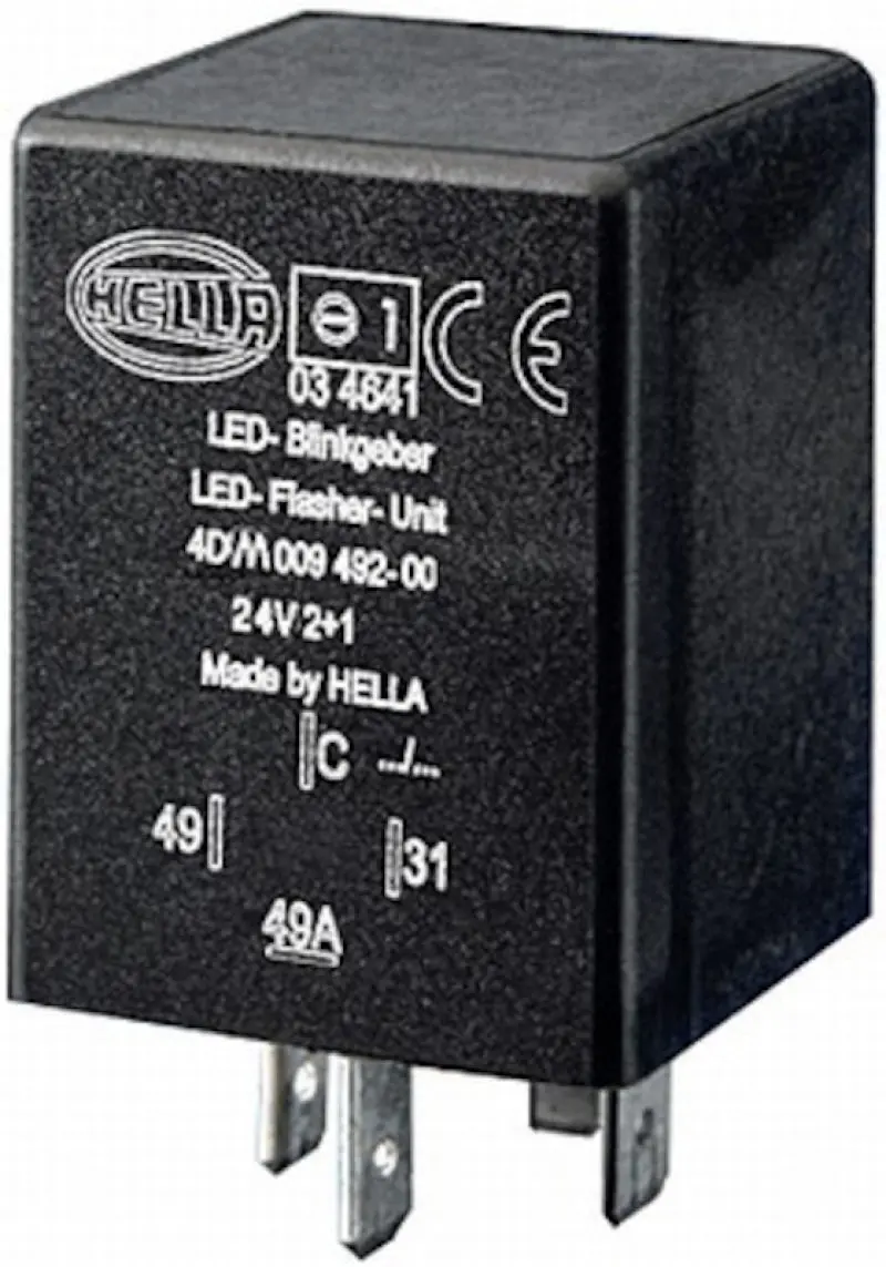 Hella Led Flasher Relay Module – 24V, 2+1 Circuit Configuration 1