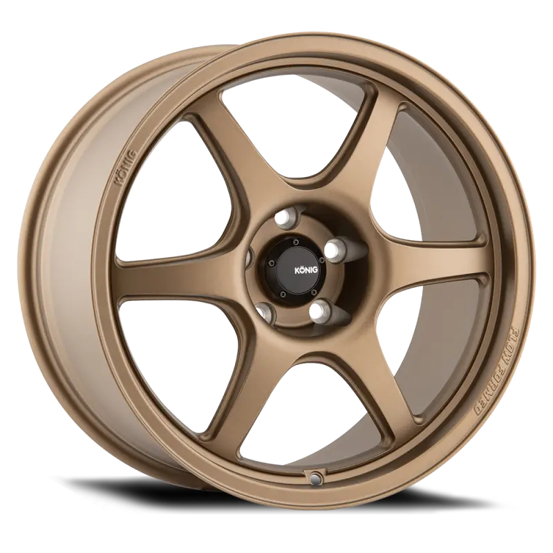 Konig Hexaform 17X8 Inch Matte Bronze Alloy Wheel – 5X100 Bolt Pattern, 40Mm Offset 1
