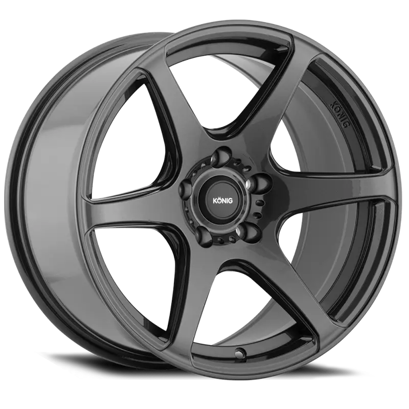 Konig Tandem Forged Alloy Wheel – 18X8", 5X112 Pcd, Et43 Offset, Gloss Graphite Finish 1