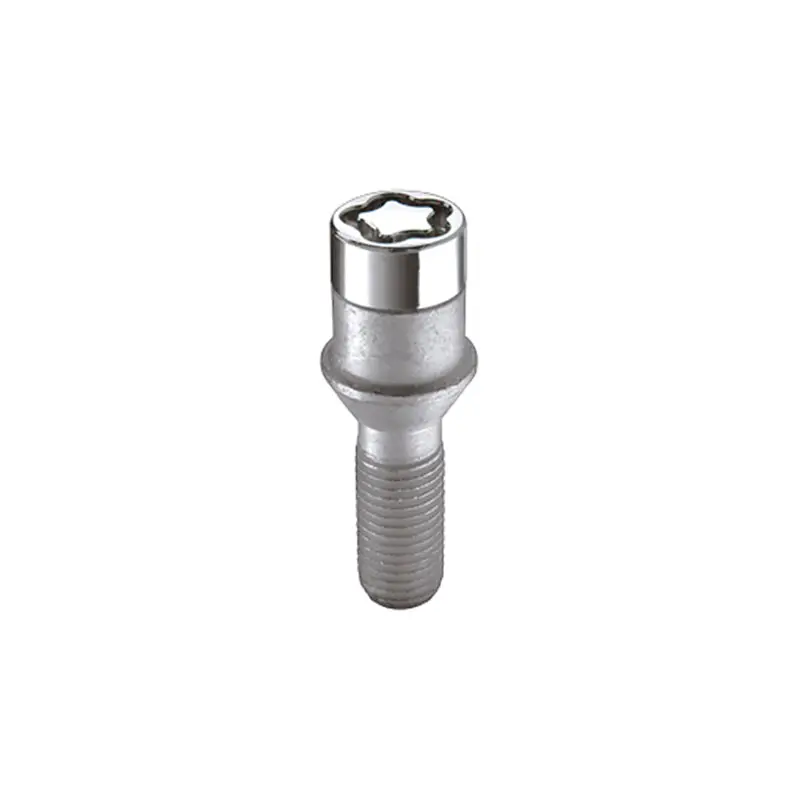 Mcgard Wheel Lock Bolt Set - 4Pk. (Tuner / Cone Seat) M14X1.5 / 17Mm Hex / 28.6Mm Shank L. - Chrome 1