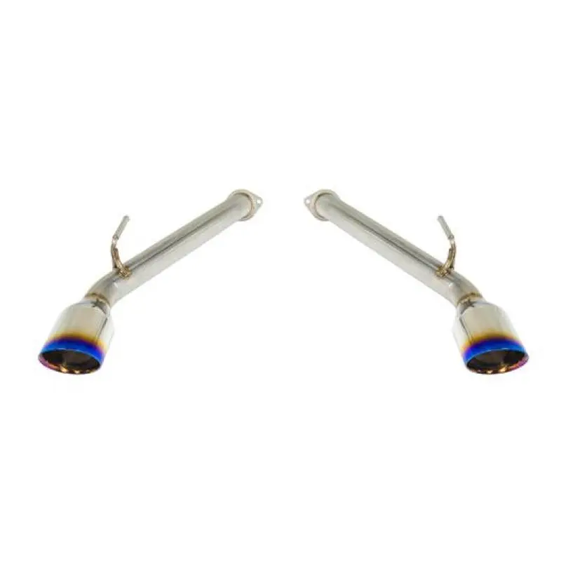Remark Axle-Back Exhaust For 2017+ Infiniti Q60 – Burnt Stainless Steel Double-Wall Tips 1
