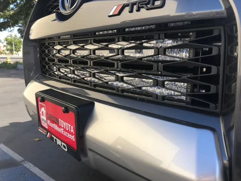 Cali Raised Led Light Bar Bracket Kit For 2014–2024 Toyota 4Runner – Hidden Grille Mount 1