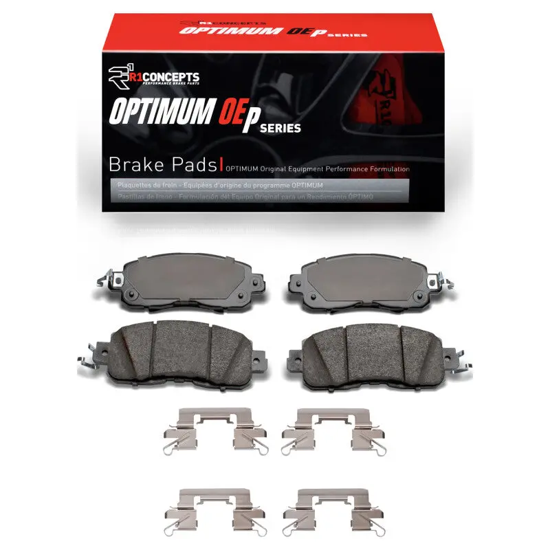 R1 2013-2025 Nissan Altima Front R1 Optimum Oe Pads & Hardware Kit 1