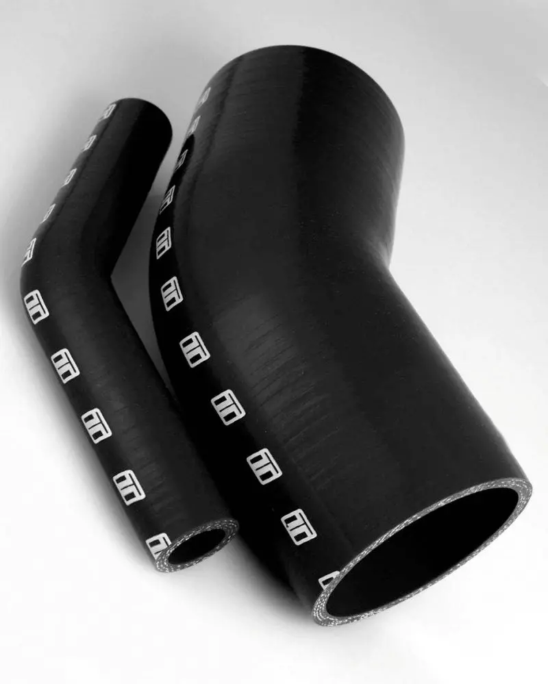 Turbosmart 45-Degree 3-Inch Black Silicone Elbow Hose – High-Temp Performance Grade 1