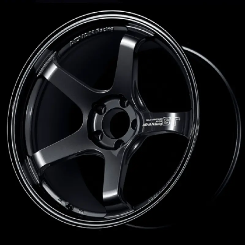 Advan Gt Beyond Forged Alloy Wheel – 17X8.5", +45 Offset, 5X114.3 Bolt Pattern, Titanium Black Finish 1