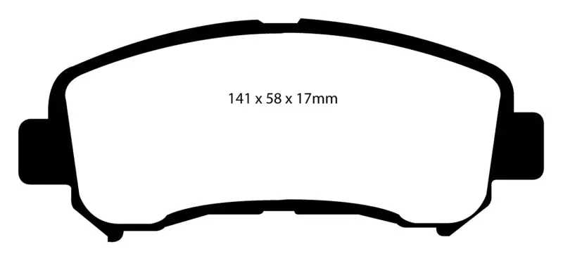 Ebc Greenstuff Front Brake Pads For 2014+ Nissan Juke 1.6L Turbo Nismo Rs 2