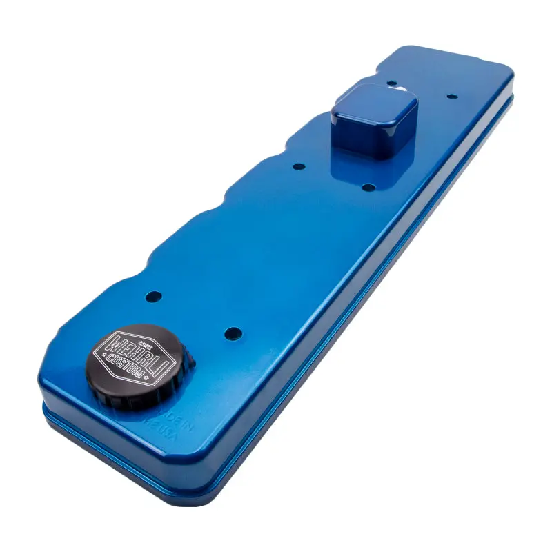 Wehrli Billet Valve Cover – Wcfab X D&J Precision Design For 2006–2018 Cummins Diesel, Bengal Blue Finish 1