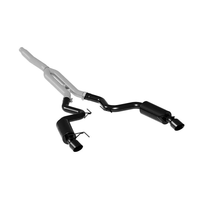 Mbrp Cat-Back Exhaust System For 2015–2018 Ford Mustang Ecoboost 2.3L – 3-Inch Black Dual-Split Rear Exit (Street Tune Version) 1