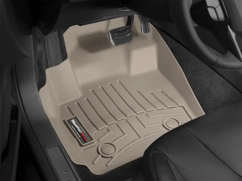Weathertech Front Floorliner – Tan Color, Universal Fit With Customizable Edges 1