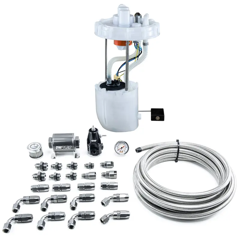 Deatschwerks Dw400 Fuel Pump Module & Return Kit — For 2012–2015 Honda Civic Si & 2013–2015 Acura Ilx (Includes Cpe Fuel Lines) 1