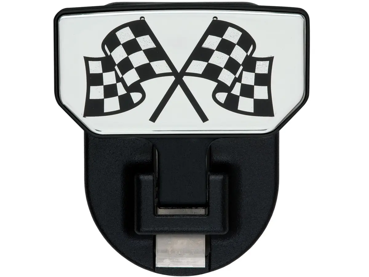 Carr  - 183082 - Hd Universal Hitch Step; Fits 2 In. Receiver; Black; Checkered Flag; Single 1