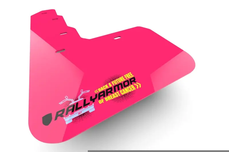 Rally Armor Bce-Branded Pink Mud Flaps For 2024 Hyundai Kona & Kona Ev 2