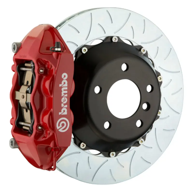 Brembo Gt Bbk – Rear Slotted 380X28Mm Two-Piece Rotors & 4-Piston Cast Calipers For 2012–2016 Porsche 991.1 C2 1