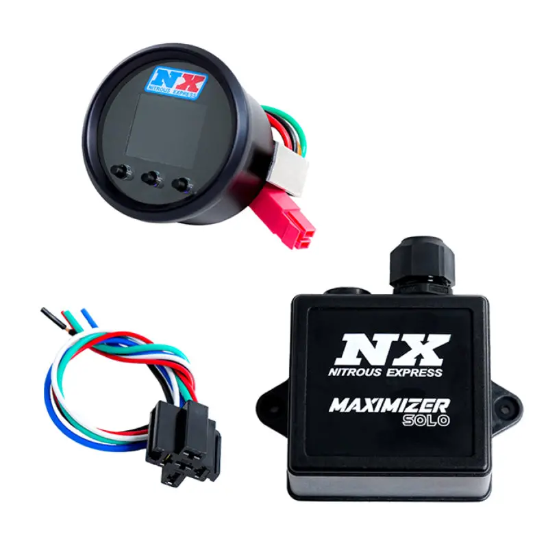 Nitrous Express Maximizer Solo Progressive Nitrous Controller – 2-1/16In Display W/ Harness, Module & Solenoid 1