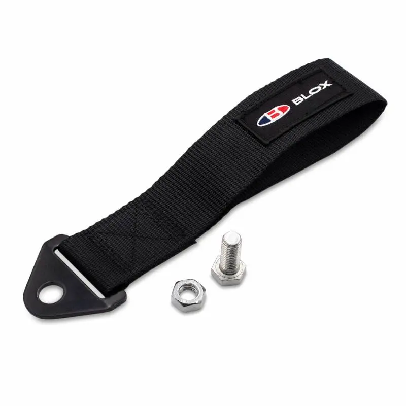 Blox Racing Universal Heavy-Duty Tow Strap – Reinforced Nylon With Embroidered Black Logo 1