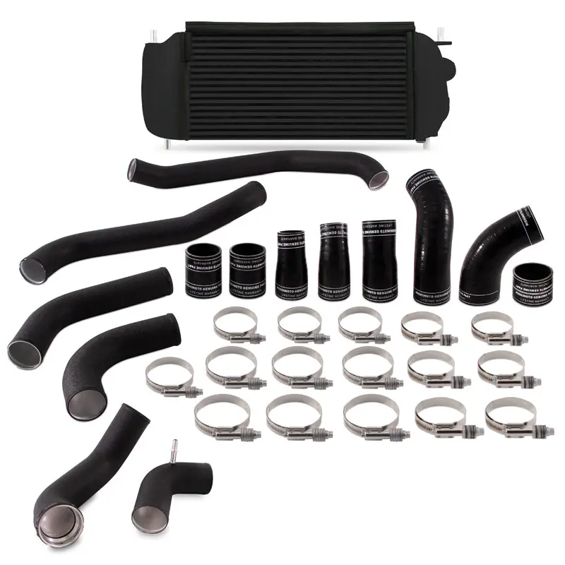 Mishimoto 2017+ Ford F150 3.5L Ecoboost Performance Intercooler Kit - Black Cooler Black Pipes 1