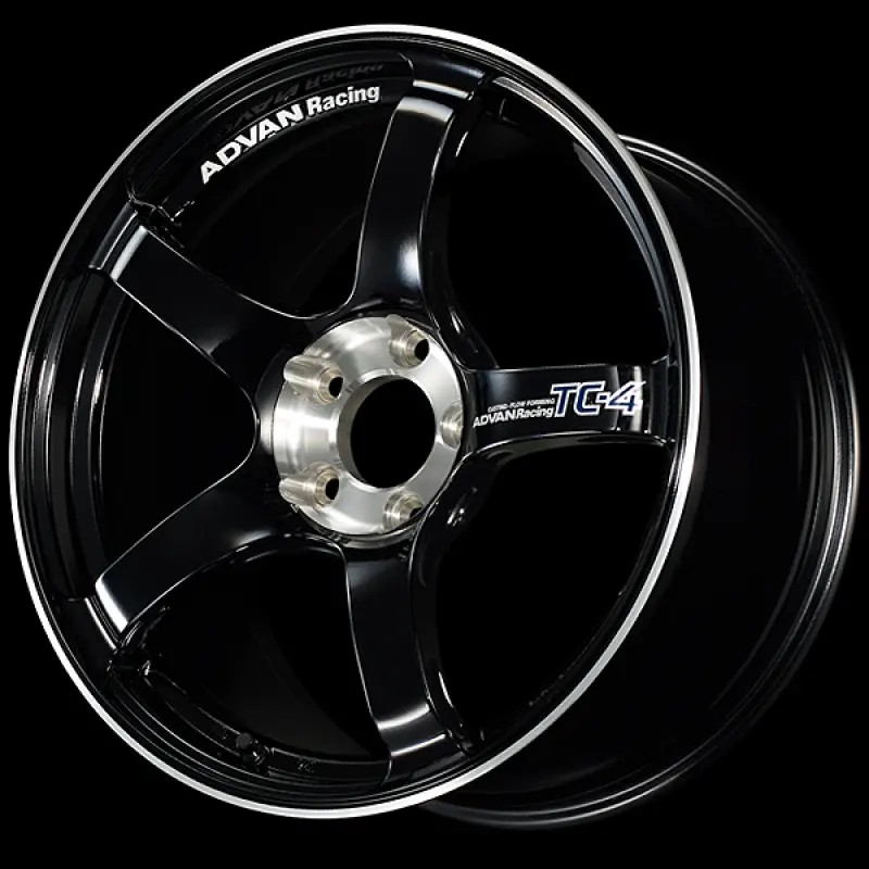 Advan Tc-4 Se 17X7.5 Inch Alloy Wheel – Gloss Black Face With Diamond-Cut Lip, +35 Offset, 4X100 Pcd, 63Mm Hub Bore 1