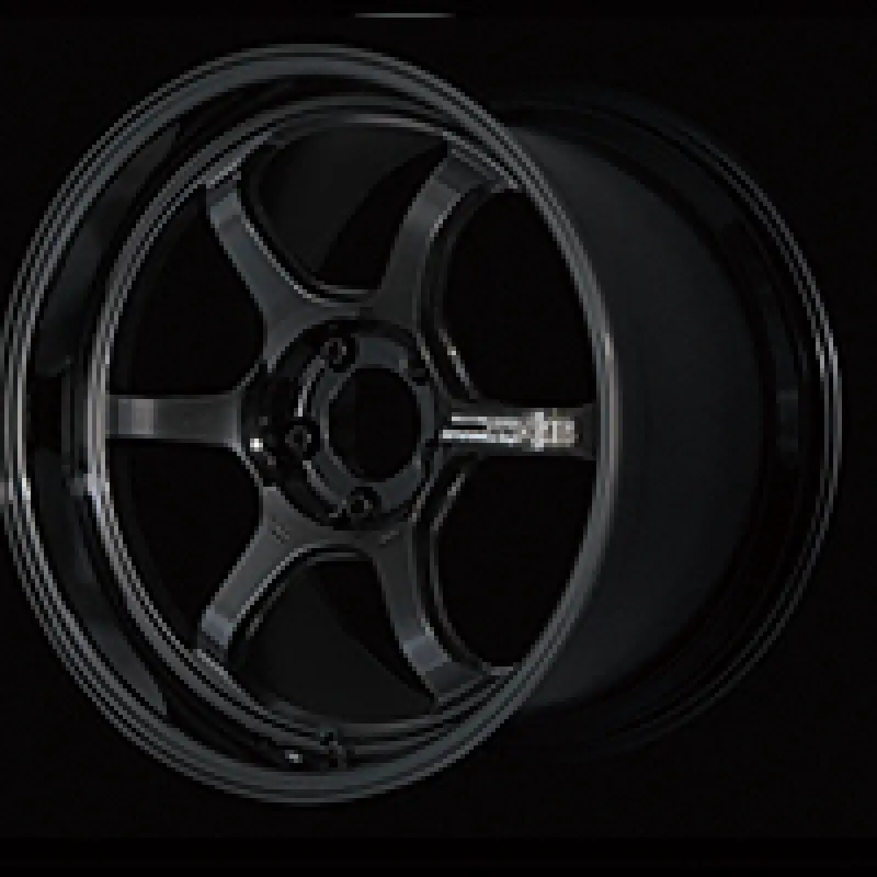 Advan R6 Titanium Black Racing Wheel – 18×8.5", +45 Offset, 5×112 Bolt Pattern 1