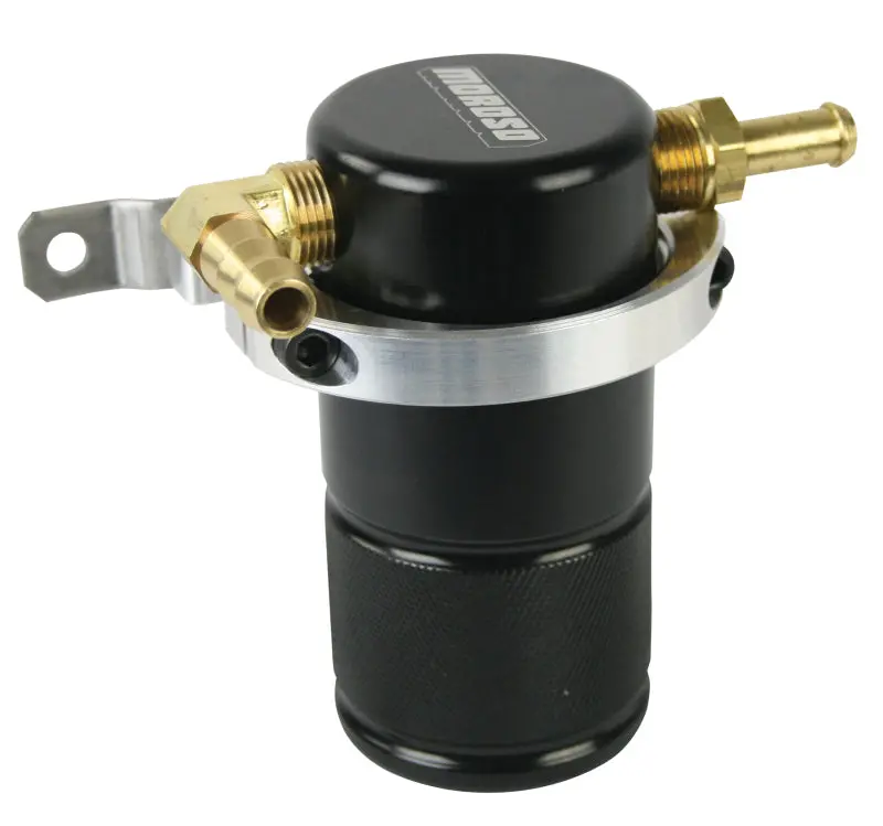 Moroso Billet Aluminum Air/Oil Separator Catch Can – Compact Design For 1990–2005 Mazda Miata (Na/Nd) 1