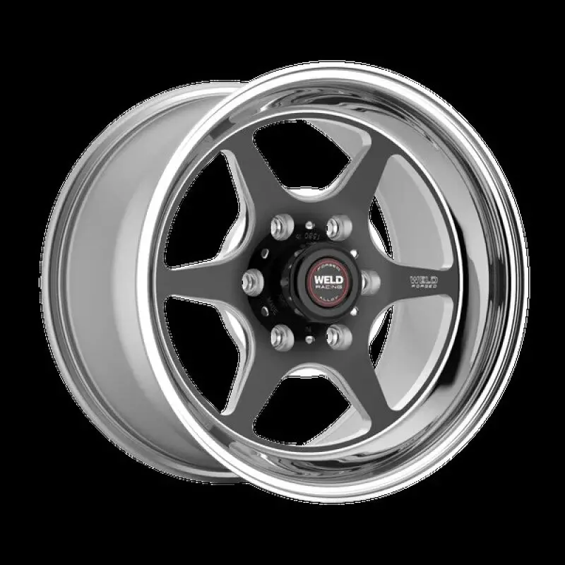 Weld S79 Hd Forged Aluminum Wheel — 15×5.3", 6×139.7Mm Bolt Pattern, 1.5" Backspace, Black Center / Polished Rim 1