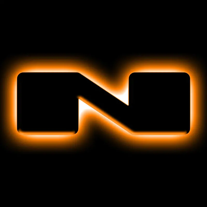 Oracle Lighting Universal Illuminated Led Letter Badges - Matte Black Surface Finish - N 1