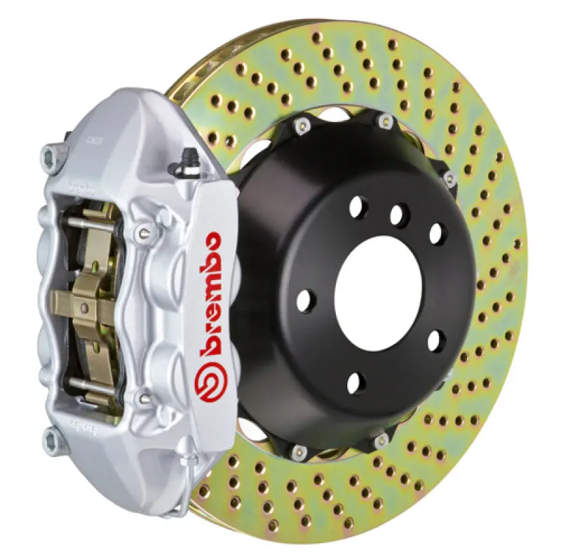 Brembo Gt Big Brake Kit – Rear, 4-Piston Calipers & 380X28Mm Drilled Two-Piece Rotors For 2008–2013 Bmw M3 (E90/E92/E93) 1