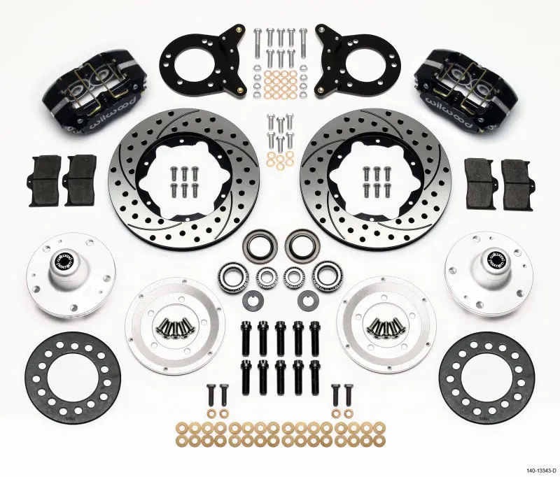Wilwood Dynapro Dust Boot Kit For 1965–1969 Mustang – 11" Drilled Front Disc/Drum Spindle 1
